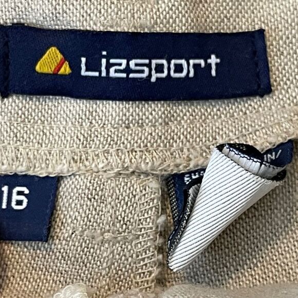 Vintage LizSport Linen Blend Trousers - Picture 7 of 9